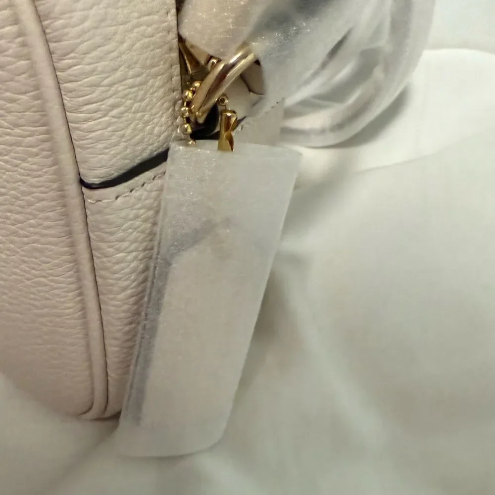 Coach Cream “Jamie” Crossbody Camera Bag with Strawberry Design!